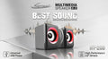 Hotmai HT-208 Multimedia Speaker 2.0