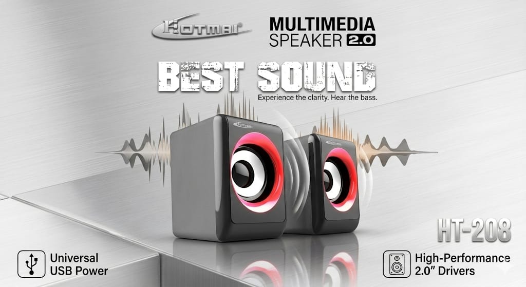 Hotmai HT-208 Multimedia Speaker 2.0