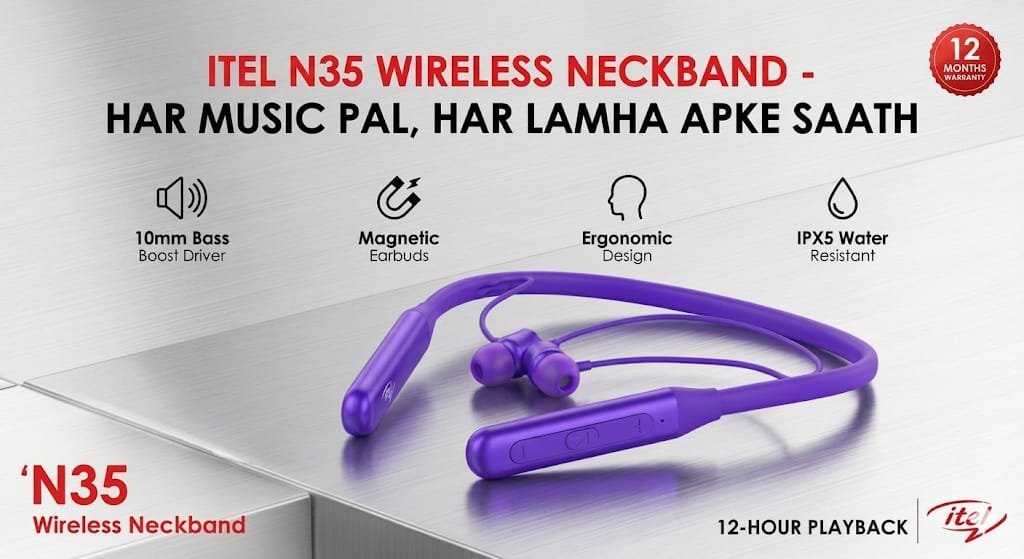 itel N35 Wireless Neckband