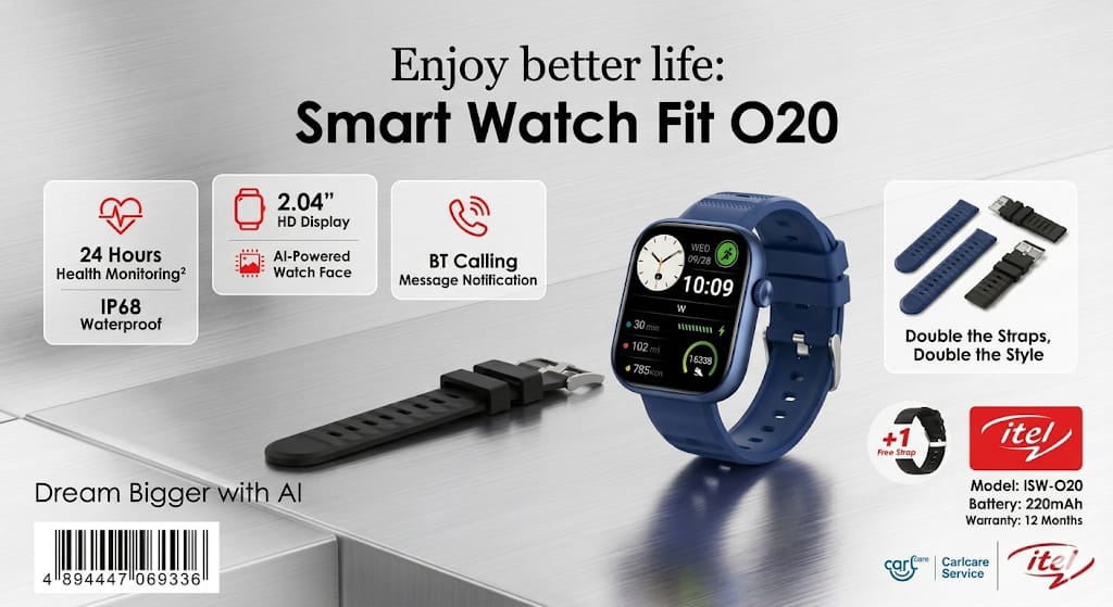 itel Smart Watch Fit O20